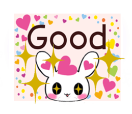 Ultra Lovely Rabbit and Panda sticker #11126984