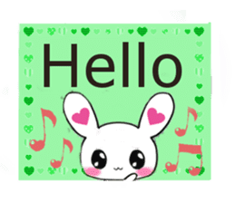Ultra Lovely Rabbit and Panda sticker #11126989
