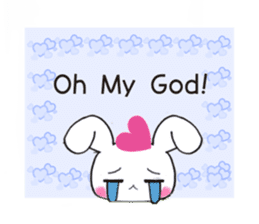 Ultra Lovely Rabbit and Panda sticker #11126998