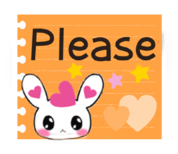 Ultra Lovely Rabbit and Panda sticker #11126999