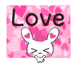 Ultra Lovely Rabbit and Panda sticker #11127002