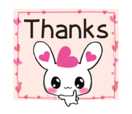 Ultra Lovely Rabbit and Panda sticker #11127003