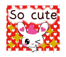 Ultra Lovely Rabbit and Panda sticker #11127013