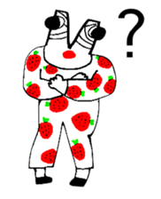 STRAWBERRY CLOTHES 2 sticker #11127029