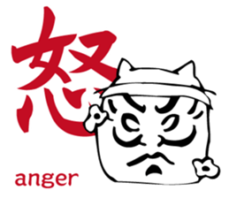 Meaning of the Japanese Kanji sticker #11127125