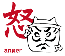 Meaning of the Japanese Kanji sticker #11127125