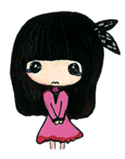 My lovely girl Pinky sticker #11127184