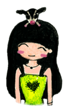 My lovely girl Pinky sticker #11127204