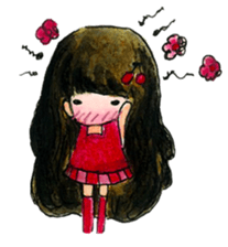 My lovely girl Pinky sticker #11127209