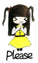 My lovely girl Pinky sticker #11127210