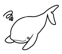 Finless porpoise stickers sticker #11127290