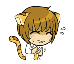 Leopard-Meow daily.(Part 3) sticker #11127392