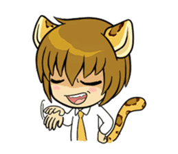 Leopard-Meow daily.(Part 3) sticker #11127398