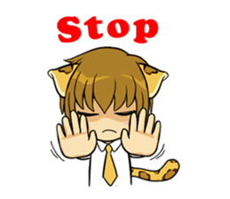 Leopard-Meow daily.(Part 3) sticker #11127407