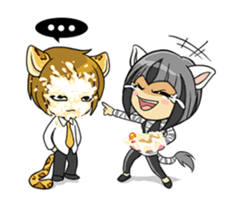 Leopard-Meow daily.(Part 3) sticker #11127409