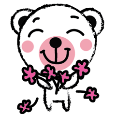 White Cute Tiny Bear