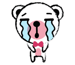 White Cute Tiny Bear sticker #11127506
