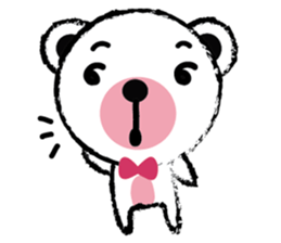White Cute Tiny Bear sticker #11127508