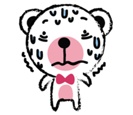 White Cute Tiny Bear sticker #11127514
