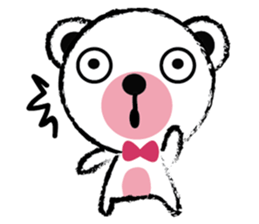 White Cute Tiny Bear sticker #11127517