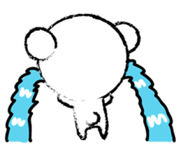 White Cute Tiny Bear sticker #11127520