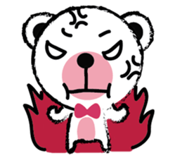 White Cute Tiny Bear sticker #11127523