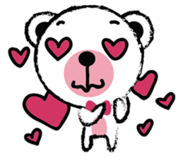 White Cute Tiny Bear sticker #11127527