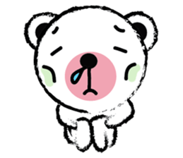 White Cute Tiny Bear sticker #11127532