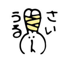 a rabbit and animal friends sticker #11127824