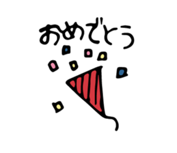 a rabbit and animal friends sticker #11127845