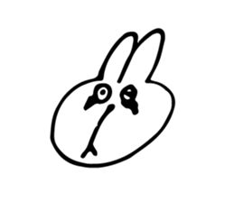 a rabbit and animal friends sticker #11127851