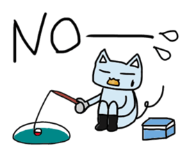 Three-color cats sticker #11128148