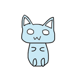 Three-color cats sticker #11128151