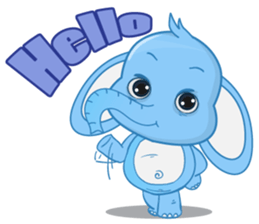 Cute Elephant ( Chang thai ) sticker #11128177