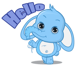 Cute Elephant ( Chang thai ) sticker #11128177