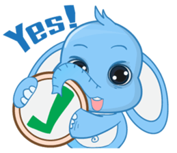 Cute Elephant ( Chang thai ) sticker #11128179