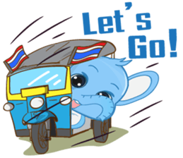 Cute Elephant ( Chang thai ) sticker #11128182