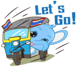 Cute Elephant ( Chang thai ) sticker #11128182