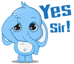 Cute Elephant ( Chang thai ) sticker #11128187