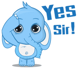 Cute Elephant ( Chang thai ) sticker #11128187