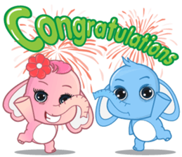 Cute Elephant ( Chang thai ) sticker #11128189