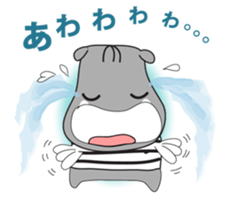 An Kaba-hippo sticker #11128457