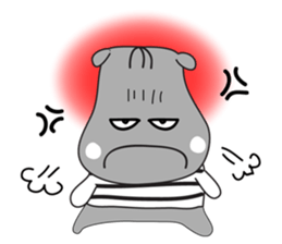 An Kaba-hippo sticker #11128461