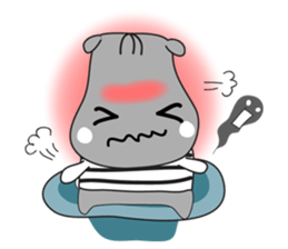 An Kaba-hippo sticker #11128463