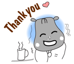 An Kaba-hippo sticker #11128468