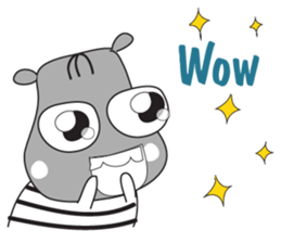 An Kaba-hippo sticker #11128474