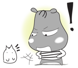 An Kaba-hippo sticker #11128476