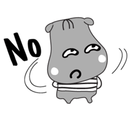 An Kaba-hippo sticker #11128481