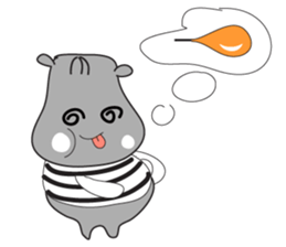 An Kaba-hippo sticker #11128483