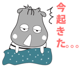 An Kaba-hippo sticker #11128484